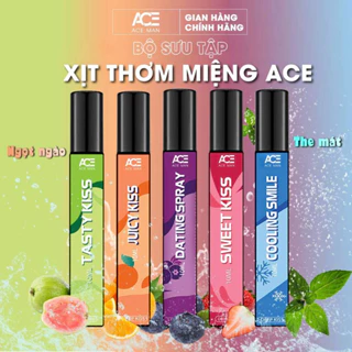 Xịt thơm miệng ACEMAN Deep Kiss 10ml cho nam nữ hương vị trái cây tự nhiên ngọt ngào the mát