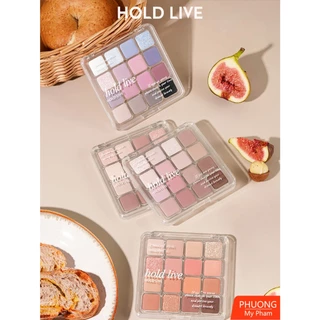 Bảng Phấn Mắt 16 ô Màu HOLD LIVE Magic Eyeshadow Tray Tone Màu Pastel