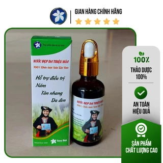 Nước Đẹp Da Triệu Hòa, Cho Làn Da Sáng Đẹp, Sạch Nám, Tàn Nhan, Mịn Màn, Lọ 50ml