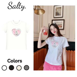 Áo Thun BabyTee In Hình Baby Cat SALTY 100% Cotton 2 Chiều