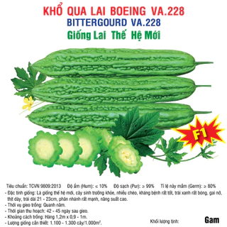 Hạt giống Khổ Qua Lai F1 BOEING (VA.228) -10 gam, 20 gam