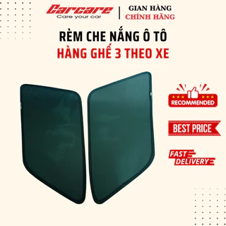 Rèm che nắng ô tô 2 tấm hàng ghế số 3 ba theo hãng - rèm theo xe nam châm- 2T