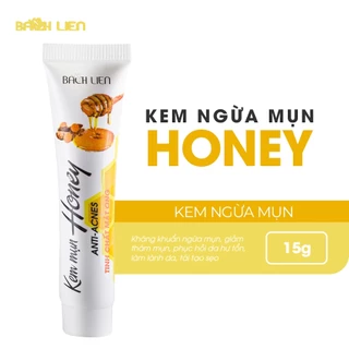 [CHÍNH HÃNG] Kem ngừa mụn Honey từ mật ong, vitamin và thảo dược giảm mụn, mờ thâm, ngăn sẹo 15g