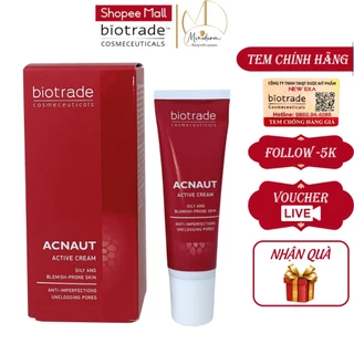 Kem Chấm Mụn Biotrade Acnaut Active Cream giảm mụn viêm, khô cồi mụn, mờ thâm mụn