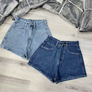 BLACK FRIDAY SALE -Quần short jeans lưng cao basic