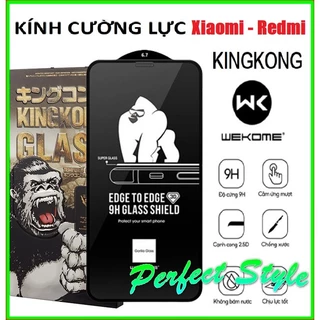 Cường lực KingKong Full màn Xiaomi Redmi 13C 8 9 9a 9c 9T Redmi 10 10A 10C 12 12C A1 A2+ Độ trong suốt đạt chuẩn HD