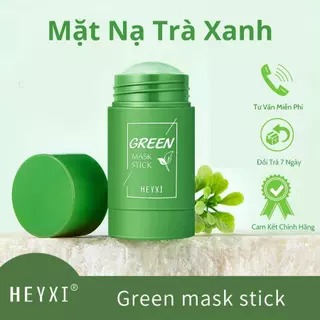 Mặt Nạ Đất Sét Trắng Da Tấm Thị Green Tea Mask Stick Mặt Nạ Trà Xanh Giảm Mụn Đầu Đen Hiệu Quả Rửa Sạch Sâu Lỗ Chân Lông