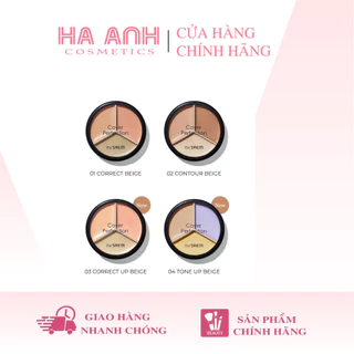 Bảng Kem Che Khuyết Điểm The Saem Cover Perfection Triple Pot Concealer