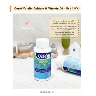 Canxi bầu Ostelin Vitamin D & Calcium 130v