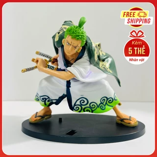 Mô hình One Piece Zoro Wano tư thế chiến đấu siêu ngầu