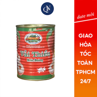 Vải Thiều Ngâm Nước Đường Đóng Lon Ngọc Hà 565g