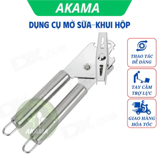 Dụng cụ mở nắp lon khui sữa hộp đa năng chất liệu inox tay cầm chống trượt