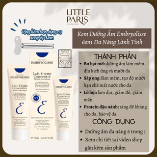 Kem dưỡng ẩm Embryolisse Lait-Crème Concentré  | Hàng Nội Địa Pháp