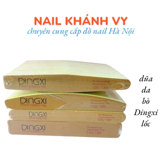 dũa da bò dầy Dingxi lốc 25 chiếc ( độ nhám 100/180 ) dũa móng Nhật NAIL KHANH VY