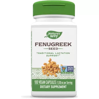 Viên uống lợi sữa cỏ cà ri Nature's Way Fenugreek Seed 130mg 180 viên date 2028