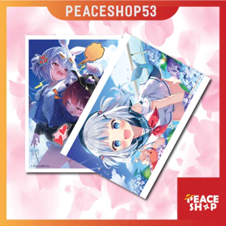 Poster Postcard 300gsm Gawr Gura Ame Mori Calliope Hololive GIẤY DECAL Tranh Dán Tường Anime Manga Game Vtuber PT30