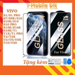 Kính cường lực Vivo S1 S7 S9E S10 E Pro S15 S16 S18E T1 44W Pro T1X T2 T2X U10 U20 U5 U5X U3 5G Full Màn OG ESD