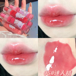 NOFU@Son Bóng Cappuvinini Cat Lip Gloss Làm mềm Căng Mọng Môi