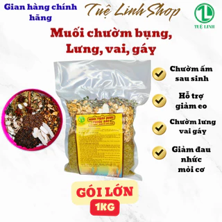 Muối thảo dược handmade chườm bụng, lưng, vai gáy gói 1kg