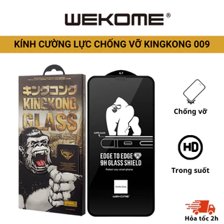 [BÁN CHẠY] Kính cường lực KINGKONG WEKOME 009 hộp sắt bảo vệ tốt IPHone 6 7 8 X XS Max 11 12 Pro 13 13 14 15 plus promax