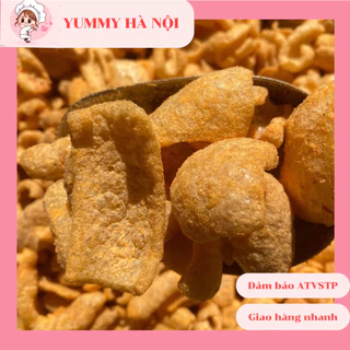 (bịch to 120gr)Da heo chiên giòn phô mai giòn rụm thơm ngon đặc sản đồ ăn nhậu,  ăn vặt Yummy Hà Nội ai cũng thích mê