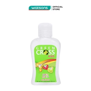 Gel Rửa Tay Khô Green Cross Kids Kháng Khuẩn Hương Trái Cây Dành Cho Trẻ Em 100ml