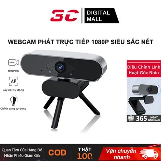 Webcam máy tính có mic full hd 1080p full box siêu nét dùng Lấy nét tự động,Âm thanh rõ nét ,cho pc laptop,Phát trực tiế