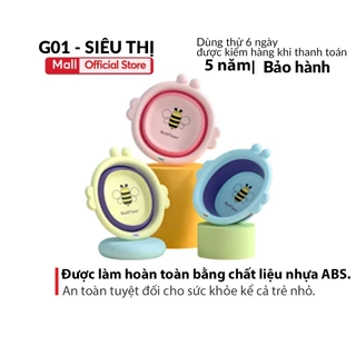 Chậu Rửa Mặt Gấp Gọn Hình Con Ong Cho Bé Thau Rửa Mặt Chất Liệu Nhựa Silicon Cao Cấp Tiện Lợi G01