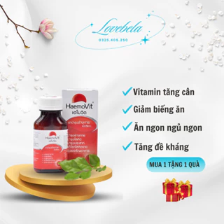 Vitamin tăng cân HaemonVit giúp tăng cân cho người gầy trẻ em ăn ngủ ngon cam kết an toàn[𝐓𝐚̣̆𝐧𝐠 𝐦𝐚́𝐲]