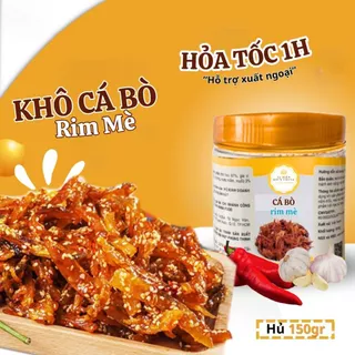 Cá Bò Rim Mè Vị Biển, Đồ Ăn Vặt Ngon Rẻ Hủ PET 150gr Thực Phẩm Ăn Liền