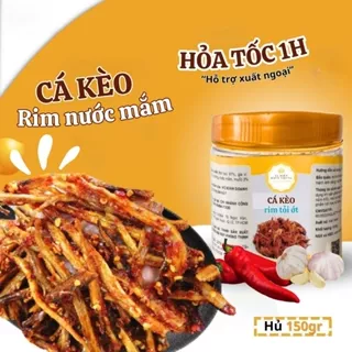 Cá Kèo Rim Mắm Vị Biển, Hải Sản Khô Ăn Liền Hủ Pet 150gr Dai Ngon Chuẩn Vị