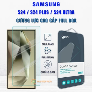 Kính cường lực Samsung S24 Ultra / Note 10 Lite / S20 FE full màn chính hãng GOR - Dán màn hình Samsung Galaxy S24 Plus