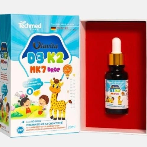 Vitamin D3 K2 Ula Vita - Vitamin tăng chiều cao cho bé chính hãng 20ml