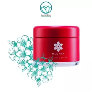 Kem dưỡng trắng da MIJUNKA Whitening Cream 50g mờ thâm nám sạm làm khỏe da rạng rỡ sáng ngăn chống lão hóa Dược Mỹ Phẩm