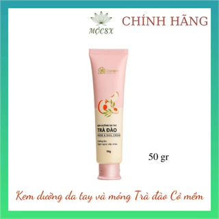 Kem Dưỡng Da Tay Và Móng Trà Đào Dưỡng Ẩm Mềm Mịn Hand Cream Cỏ Mềm 50g