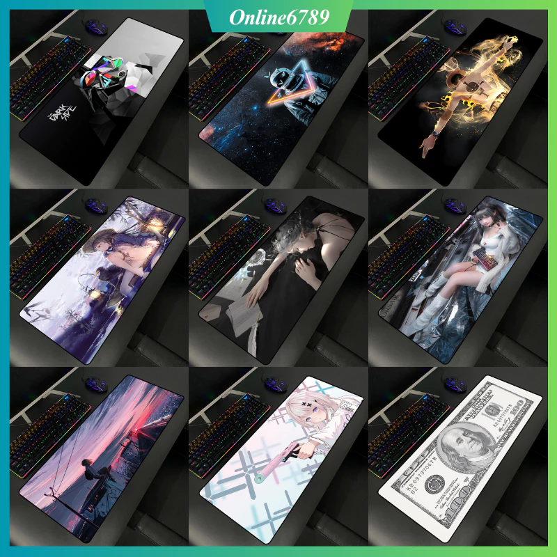 Miếng lót chuột cỡ lớn anime 100 mẫu,  pad chất lượng siêu bền, giặt thoải mái