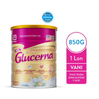 Combo 9-10-11 Sữa bột dành cho người bị tiểu đường Glucerna Abbott 850g/800g/lon