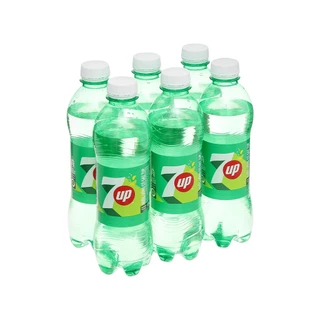 Lốc 6 chai nước ngọt 7 Up (7up)  hương chanh 320ml của pepsico