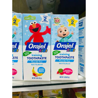 ( có bill nhập) Kem đánh răng cho trẻ Orajel Training Toothpaste Paw Patrol 42.5g