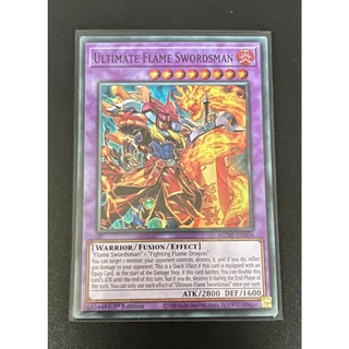 [Thẻ bài Yugioh] - [TCG-UK] - MZMI-EN004 - Ultimate Flame Swordsman - Super Rare 1st Edition