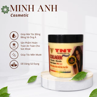 HẤP COLLAGEN MEN SỐNG PHỤC HỒI TÓC HƯ TỔN TNT 568ML mẫu mới Chính Hãng_MinhanhCosmetic