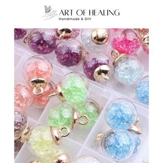 [AOH - Art of Healing] Charm quả cầu thủy tinh trang trí điện thoại, thạch cao,... - Handmade, DIY