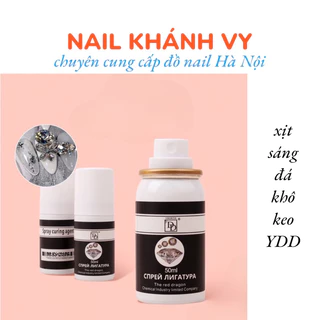 xịt sáng đá khô keo YDD ( chai 50ml ) làm móng tiện lợi NAIL KHANH VY