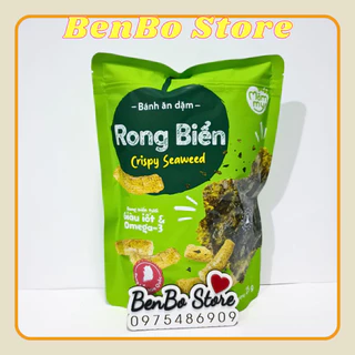 Bánh ăn dặm rong biển Mămmy cho bé từ 6 tháng dạng que gói 25g giàu dinh dưỡng