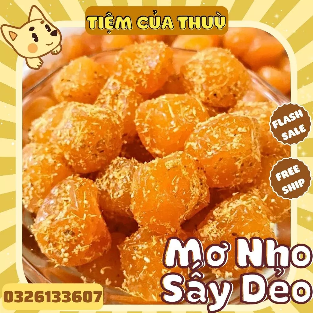 500G Ô Mai Mơ Nho Gừng Sấy Dẻo Chua, Ngọt Thơm Ngon, Ô Mai Mơ Xuất Nhật, Tiệm ăn vặt Thuỳ Bùi