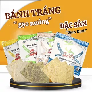 Bánh Tráng Nướng Sachi Đặc Sản Bình ĐỊnh, Bánh Tráng Nướng Sẵn 70gr