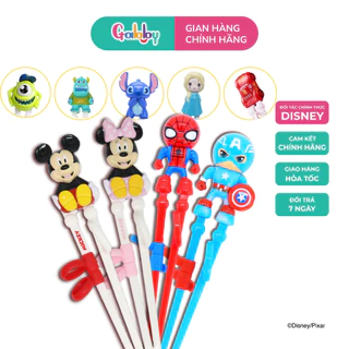 Đũa Tập Ăn Cho Bé Nhân Vật Hoạt Hình Disney 3D (Spiderman/Captain/Mickey/ Minnie/ McQueen/ Elsa/ Anna/ Stitch/Mike/)