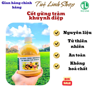 Cốt gừng tràm khuynh diệp pha tắm cho bé chai 500ml