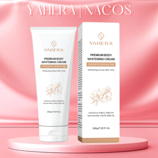 Kem dưỡng trắng da toàn thân YAHERA Premium Body Whitening Cream dưỡng trắng, dưỡng ẩm, chống nắng, chống lão hóa 200g