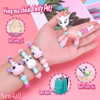 Vòng Tay Bé Gái Twisty Petz biến hình Thú ma thuật dễ thương làm quà tặng - New4all Hươu Voi Thỏ Chuột